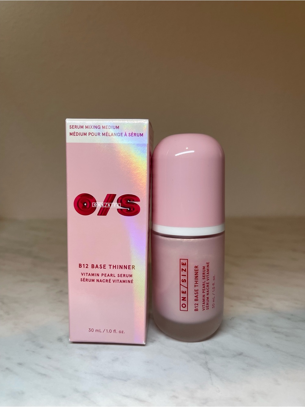 One Size B12 Base Thinner Vitamin Pearl Serum New